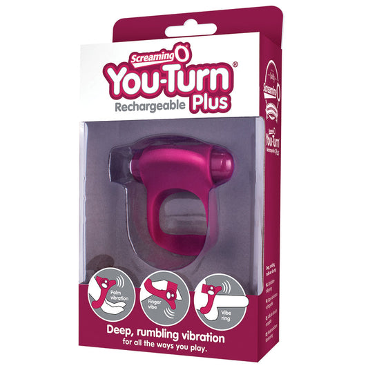 Screaming O You Turn Plus Finger Vibe-Merlot