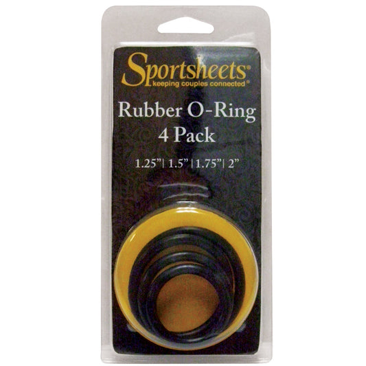 Sportsheets Rubber O-Rings-Set of 4