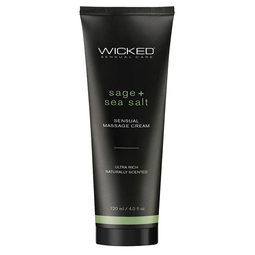 Wicked Sensual Massage Cream-Sage + Se...
