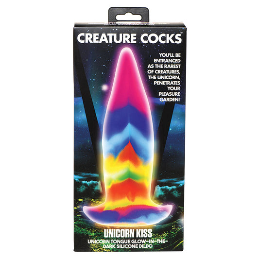 Creature Cocks Unicorn Kiss Dildo Glow...
